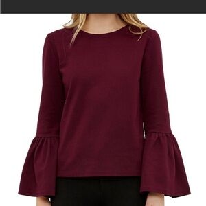 Ted Baker London Lolare bells sleeves top.